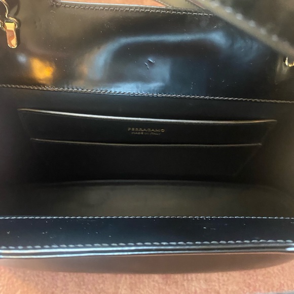 Ferragamo “Wanda” Patent Leather Handbag - Picture 6 of 8